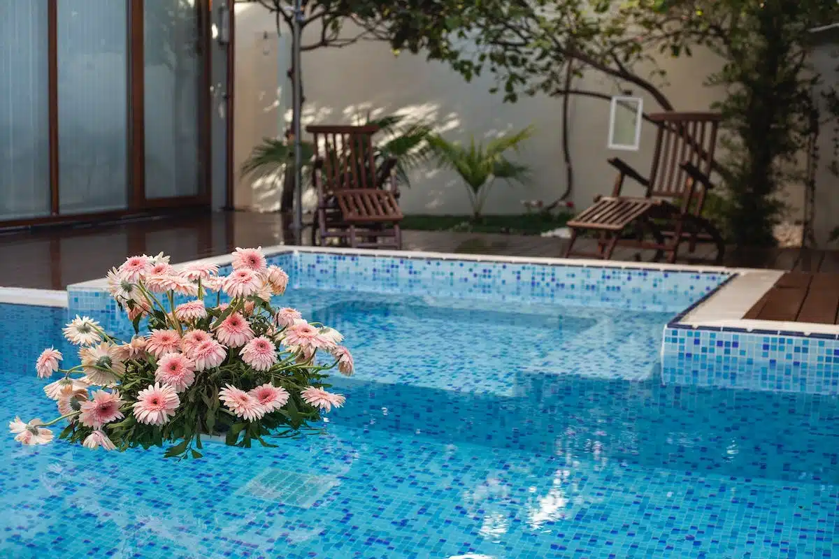 piscine  décoration
