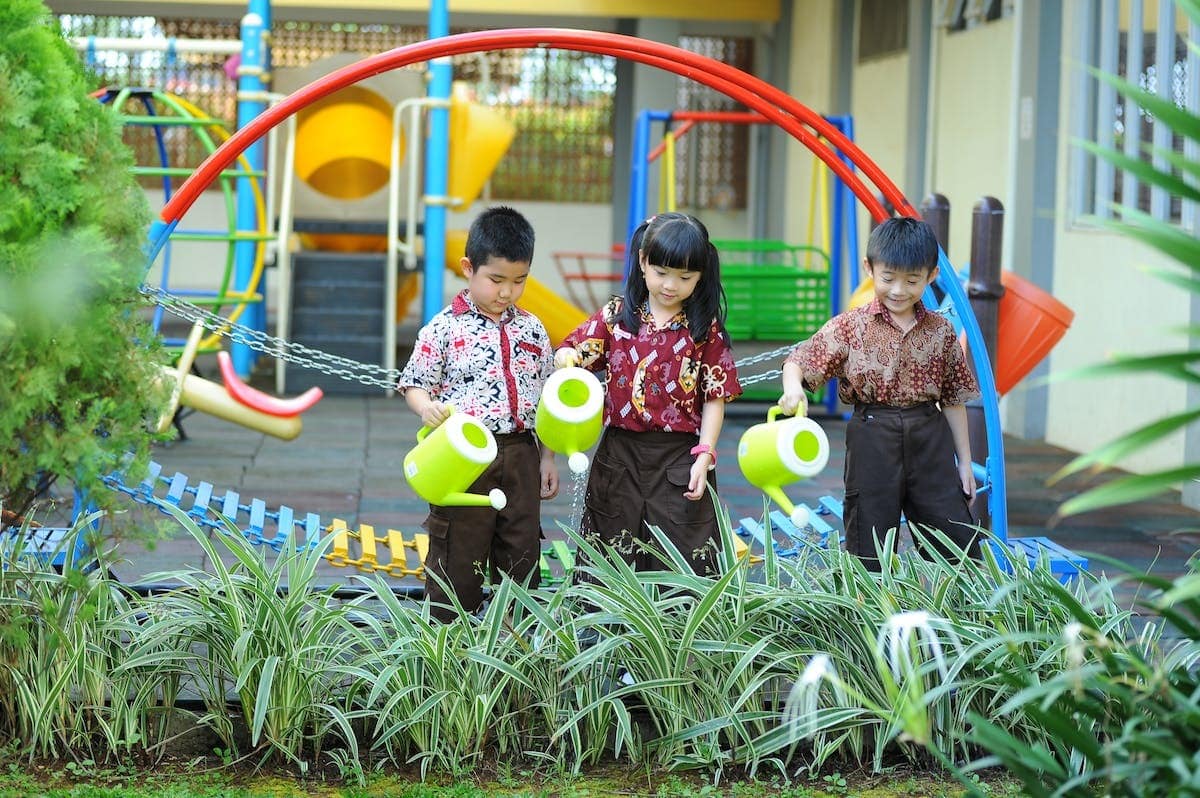 jardin enfants