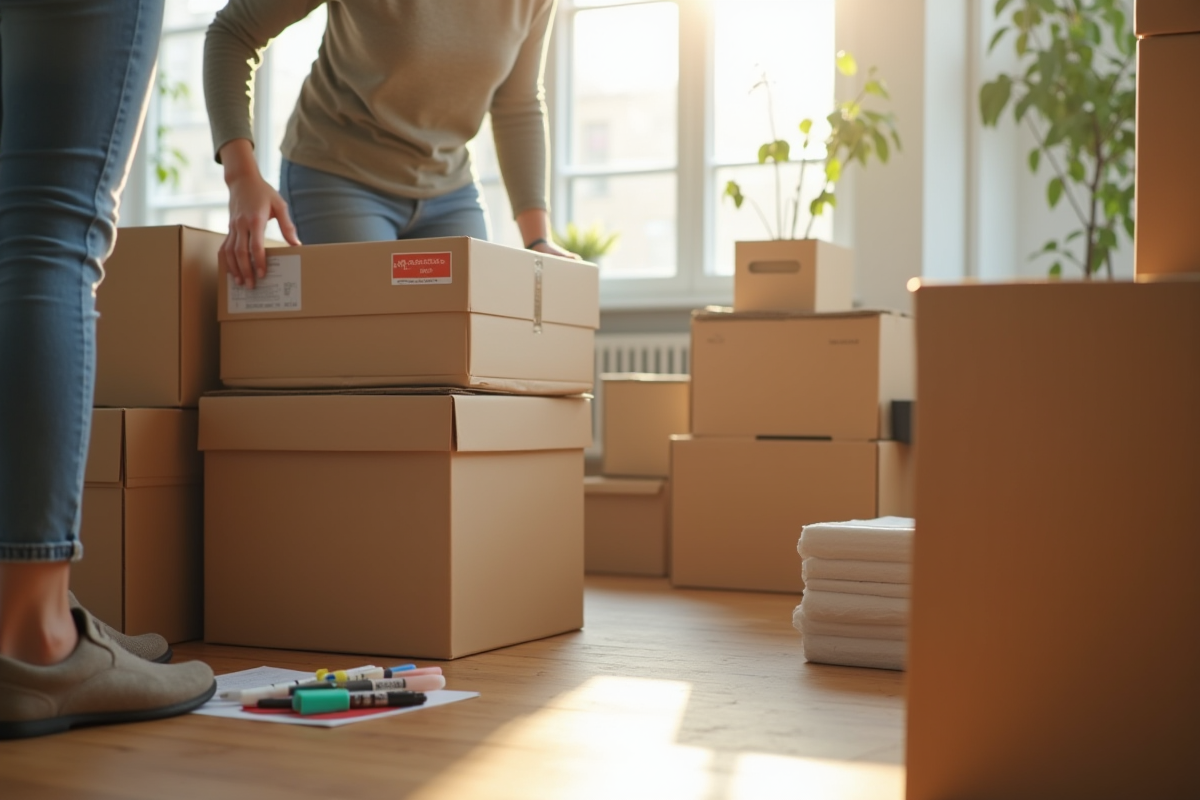 cartons déménagement